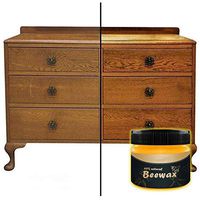 Home Cleaning Natural Wood Seasoning Beeswax Complete Solution Furniture Care Beeswax Home Cleaning Cleaner and Protector Wax. Renew Cutting Boards, Bamboo, Wooden Surfaces (2 PCS)