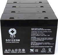 SPS Brand 1223W Replacement Battery for BB BP5.512RT (4 Pack)