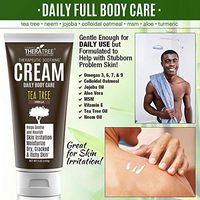 Soothing Cream with Colloidal Oatmeal - Vanilla Scent - Helps Soothe Skin Irritation, Dry, Itchy Skin - by Oleavine TheraTree