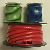 WHITE 12AWG Stranded 600V Hook Up Wire - 25' Roll