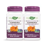 Nature's Way Standardized Turmeric; 95% Curcuminoids; TRU-ID Certified; 60 VCaps (Pack of 2)