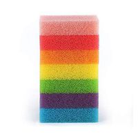 Buedvo 7 Pcs Non-Stick Tools Colorful Cleaning Sponges Scrubbers Pack Dishwashing Sponges Non- Scratch Cleaning for Pots Pans Dishes Utensils