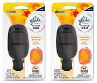 Glade Plugins Car Starter Kit - Hawaiian Breeze - Starter Kit Contains: 1 Device & 1 Refill - Pack of 2 Starter Kits