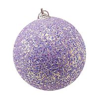 Becoler Store 8cm Christmas Tree Ball Xmas Glitter Baubles BallDecorative Baubles Pendants for Holiday Wedding Party Decoration