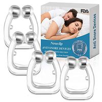 Nose Clip 4 Snoring Aids for Men Women, Sleeping Aids Nasal Dilator with Magnets Comfortable for Travel