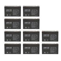 Universal Power Group 6V 12 AH F2 UB6120F2 UPS Battery Replaces CSB GP6120F2, GP 6120 F2-10 Pack