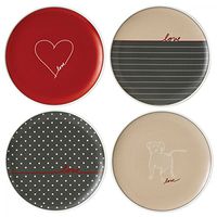 Signature 8 in Plates, Set of 4, Ellen Degeneres Collection by Royal Doulton