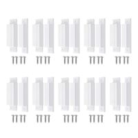 BNYZWOT MC-31 Surface Mount Wired NC Door Contact Sensor Alarm Magnetic Reed Switch White 10pcs