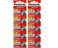 Panasonic CR2016 3 Volt Lithium Coin Battery (10 pcs)