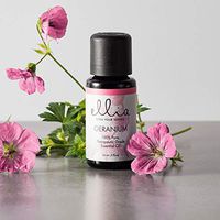 Homedics Ellia, Essential Oil, Geranium 15mL | 100% Pure, Therapeutic Grade Aromatherapy Essential Oil (Geranium - Pelargonium graveolens), Clear