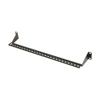 NavePoint 1U Horizontal 19-Inch Rack Mount Cable Management Bracket Cross Bar Panel Black