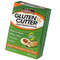 Gluten Cutter Enzyme Formula - Helps Improve Your Bodies Gluten Digestion and Assist in Breaking Down Wheat, Dairy and Other Grains - 30 Servings, Capsules (Limited Edition)