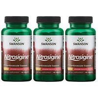 Swanson Arginine Complex 750 mg 60 Tabs 3 Pack