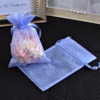 Small Organza Favor Pouches (10 Count) - Purple Iris
