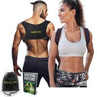 Posture Corrector for Women & Men-Wellness,Universal Durable Fully Support Brace, Helps with Back Problems,Shoulder Support,Improves Slouching and Thoracic Kyphosis, Relieves Pain| by ReVIVE PRO