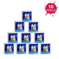 10 Rolls Silky & Smooth Soft Professional Series Premium 4-Ply Toilet Paper, Premium Strong Highly Absorbent Family Mega Rolls Strong Clean Touch Toilet Paper for Daily Use