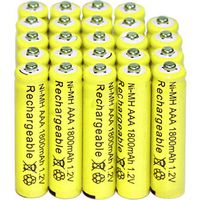 24pcs AAA Rechargeable Batteries Ni-Mh 1800mAh 1.2v Garden Solar Light Lamp