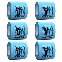 Nikken Kenkotherm Dynamic Underlayer Kinetic (DUK) Tape - Produces Warmth From Natural Energy - Stretchable and Elastic Muscle Support, Helps Reduce Tissue Pressure and Comforts Joints - 6 Rolls