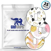 GrifGrips Extreme Formula - Spot Circle CGM Adhesive for Dexcom G4 and G5 (25-Pack) (Extremely Pretty)
