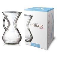 Chemex Pour-Over Glass Coffeemaker - Glass Handle Series - 6-Cup - Exclusive Packaging