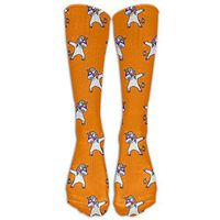 HZamora_Sock Hip Hop Dabbing Unicorn Funny Pattern Fashion Athletic Sock For Men&Women All Sport Holiday One Size Shoe Size 6-10