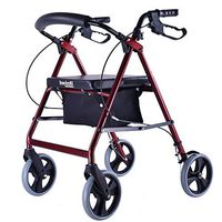 Tx Elderly Mobility Vehicle/Cart with Seat Pulley Cloth Feeder Portable with Handbrake Trolley Walker