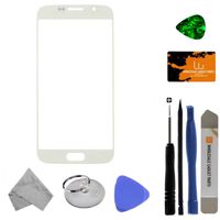 Lens for Samsung Galaxy S6 (Glass Only) (White) with Tool Kit
