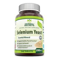 Herbal Secrets Selenium Yeast 240 tablets 200 Mcg