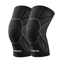 AONIJIE Knee Pads - 1 Pair Elastic Protective Knee Brace Compression Sleeve Knee Support Wraps Patella Guard (M)
