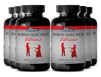 Longjack Eurycoma Longifolia - Horny Goat Weed Extreme - Increases Sex Drive and Stamina (6 Bottles 360 Capsules)