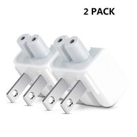 AC Power Adapter US Wall Folding Plug Duck Head (2 Pack), YIHUNION Charge Adapter US Standard Plug Duck Head