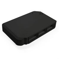 Leviton 41296-MME 3 Unit MOS Surface Mount Box, Black