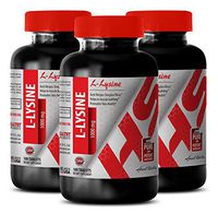 Pure lysine Powder - L-LYSINE Supplement 1000 MG - Improve Hair Health (3 Bottles)