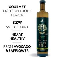 Heart Healthy High-Heat Cooking Oil | Healthy Replacement for Olive Oil, Vegetable Oil, Canola Oil | Low Saturated Fat and High in Omega 3,6, and 9 | Dr. Formulated (24 oz)