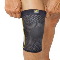Bracoo Knee Sleeve, Compression Support & Pain Relief for Athletic, ACL, Crossfit, Running & Injury Recovery, Guardian (KE90), Dark Gray, X-Large