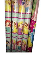 Disney Princess Christmas Extra Wide Gift Wrapping paper Measures 70 Sq Ft Made in the USA!