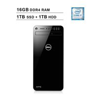 2019 Newest Dell XPS 8930 Desktop (8th Gen Intel 6-Core i7-8700 up to 4.6 GHz, 16GB RAM, 1TB SSD (Boot) + 1TB HDD, NVIDIA GeForce GTX 1060 6GB, WiFi, Bluetooth, HDMI, DVD, Windows 10 Home)