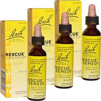 Bach Flower Rescue Remedy Natural Stress Reliever 20 Ml (3 Pack)