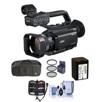 Sony PXW-Z90V Compact 1" XDCAM 4K Camcorder with 3G-SDI Output - Bundle With Video Bag, Spare Battery, 62mm Filter Kit, Memory Wallet, Cleaning KIt