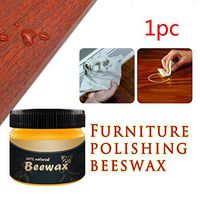 succeedtop Beeswax Furniture Polish, Traditional Beeswax Polish for Wood & Furniture | Wax for All Wood Types & Colors - Oak, Teak, Dark and Light Wood - Protect and Enhance The Shine (Yellow)