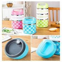 UpBeauty Portable Layered Round Shape Outdoor Lunch Box Food Storage Box Bowls