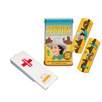 Accoutrements Bandages and Kwik-Aid Bandage Dispenser Bundle (Cowgirl Bandages)