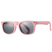 Pro Acme TPEE Rubber Flexible Kids Polarized Sunglasses for Baby and Children Age 3-10 (All Pink)