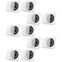 Acoustic Audio CS-I83S-5PR 300 Watt 8" 3-Way Home Theater In-Wall/Ceiling Speakers (5-Pair)