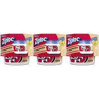 Ziploc Food Storage Meal Prep Containers, Small, 2 Count, Pack of 3 (6 Total Containers), Twist N Loc- NFL San Francisco 49ers