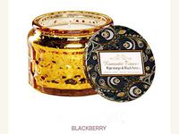 Perfumed Candle Plant Essential Oils Aromatherapy Candle Smokeless Scented Candle Glass Jar for Promote Sleep & Create Romantic Atmosphere (Goji Tarocco Orange)