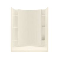 STERLING 72260100-96 Accord Shower Kit, 48-Inch x 36-Inch x 77-Inch, Biscuit