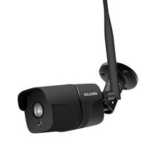 Kolaura Outdoor Security Camera, HD 1080P Wireless IP66 Waterproof Surveillance Bullet Camera with IR Night Vision, 2-Way Audio, Motion Detection & Alert