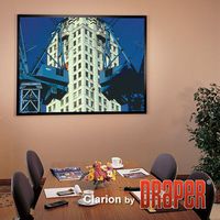 ShadowBox Clarion Matt White Fixed Frame Projection Screen Viewing Area: 161" diagonal