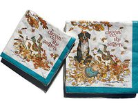 Creative Converting Bundle Set of 20 Luncheon with 20 Cocktail Beverage Napkins, Diggin The Season